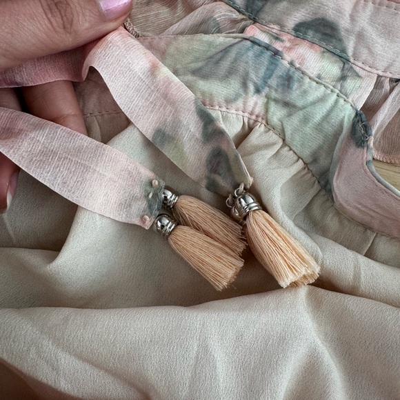 Floral Ruffle Cutout Dress - Picture 7 of 10